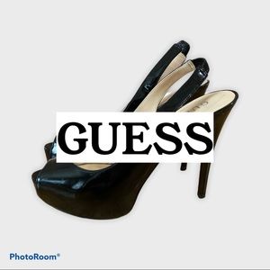 GUESS Open-toe Slingback Heels